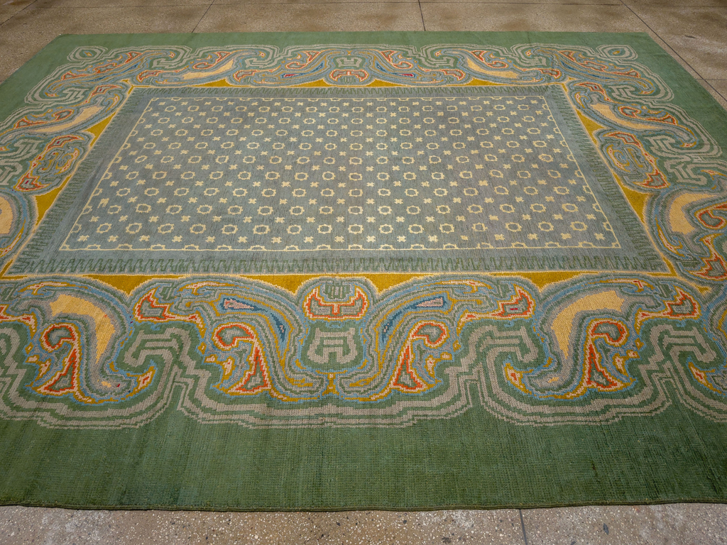 Antique English Donegal Room Size Carpet, No.33680 - Gsblank