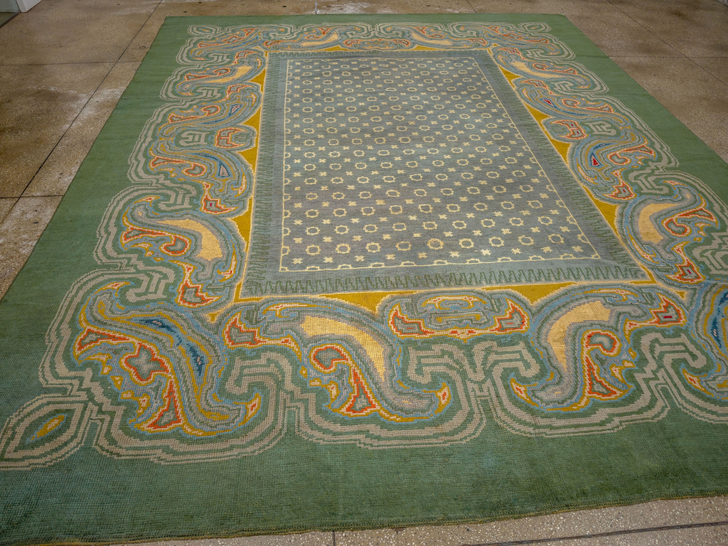 Antique English Donegal Room Size Carpet, No.33680 - Gsblank