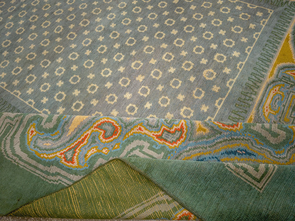 Antique Irish Donegal Room Size Carpet, No.33680 - Gsblank