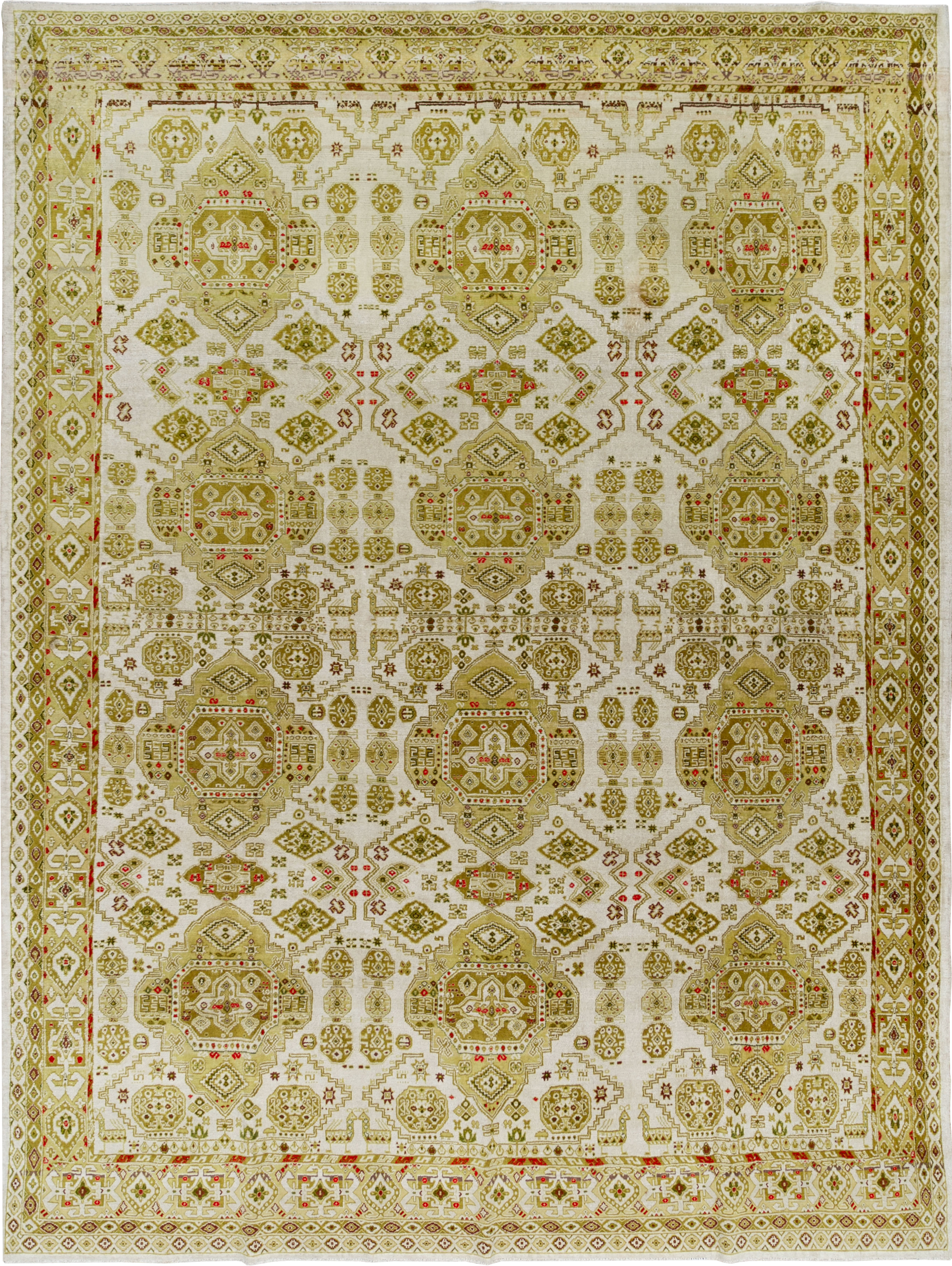 Vintage Turkish Anatolian Room Size Carpet, No.33681 - Gsblank