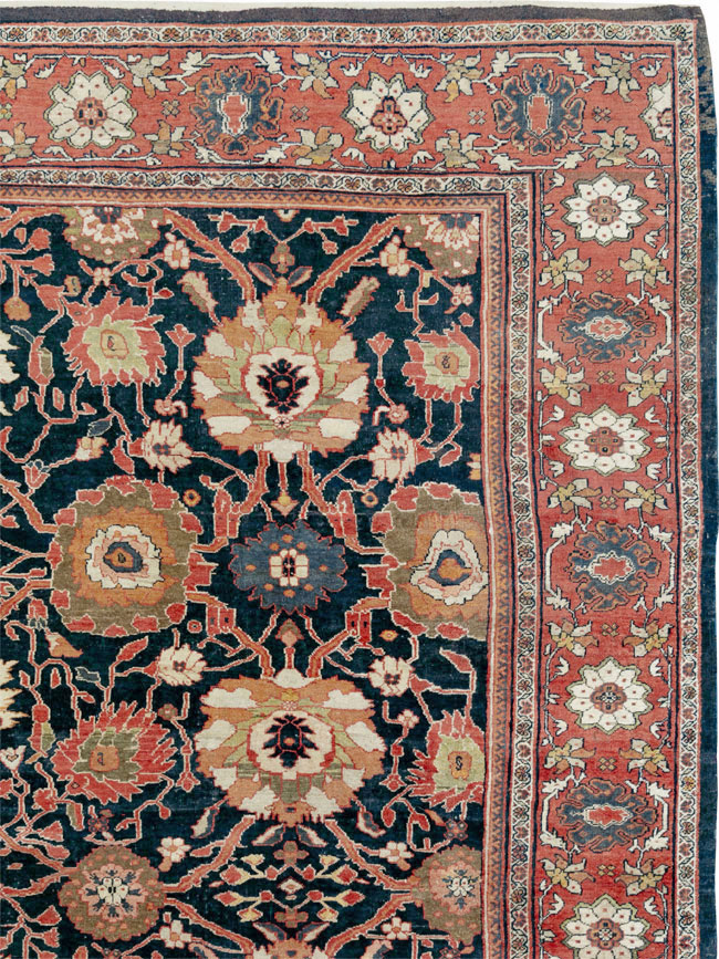 Antique Persian Mahal Oversize Carpet, No.33689 - Gsblank