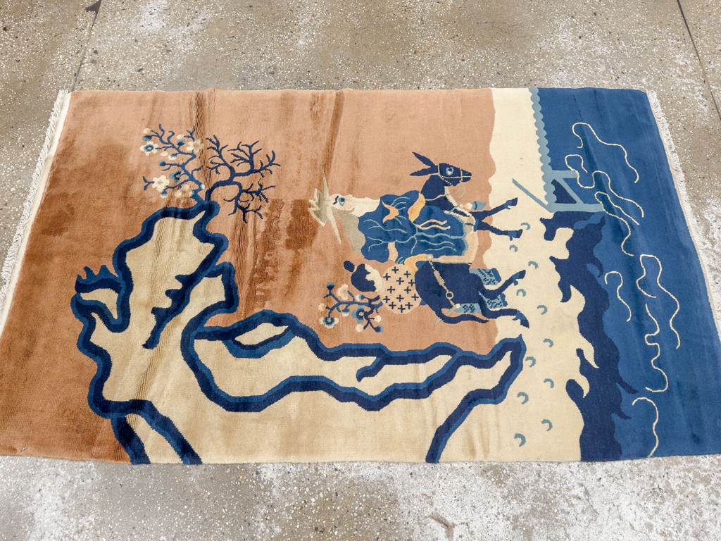 Modern Chinese Pictorial Rug, No.33691 - Gsblank