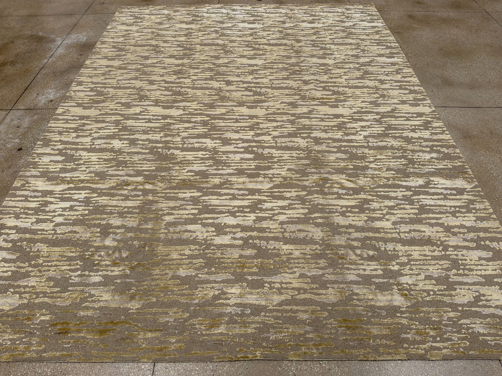 Modern Nepali Room Size Carpet, No.33703 - Gsblank