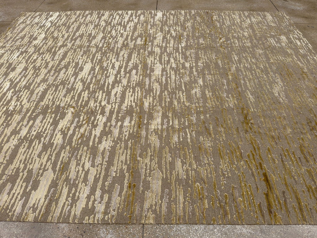 Modern Nepali Room Size Carpet, No.33703 - Gsblank