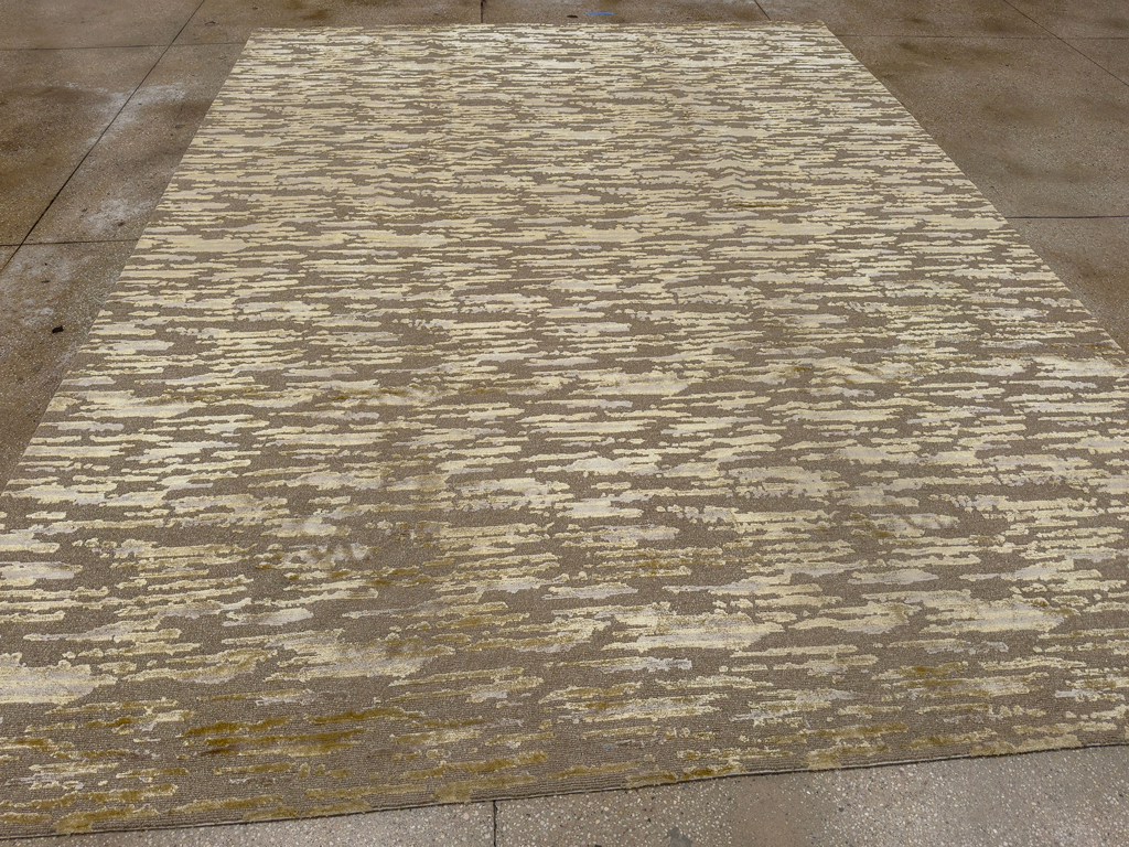 Modern Nepali Room Size Carpet, No.33703 - Gsblank