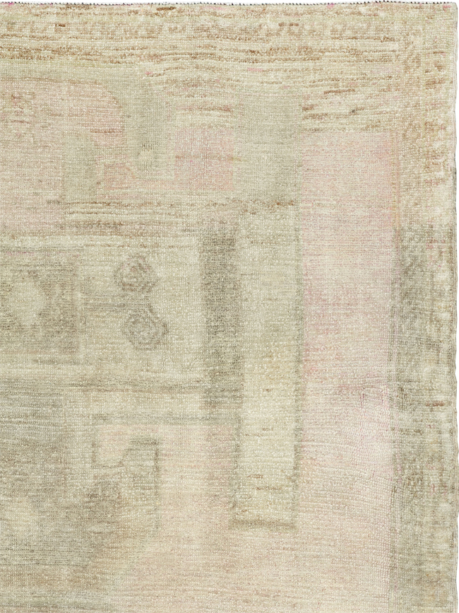 Vintage Turkish Anatolian Wide Gallery Runner, No.33706 - Gsblank
