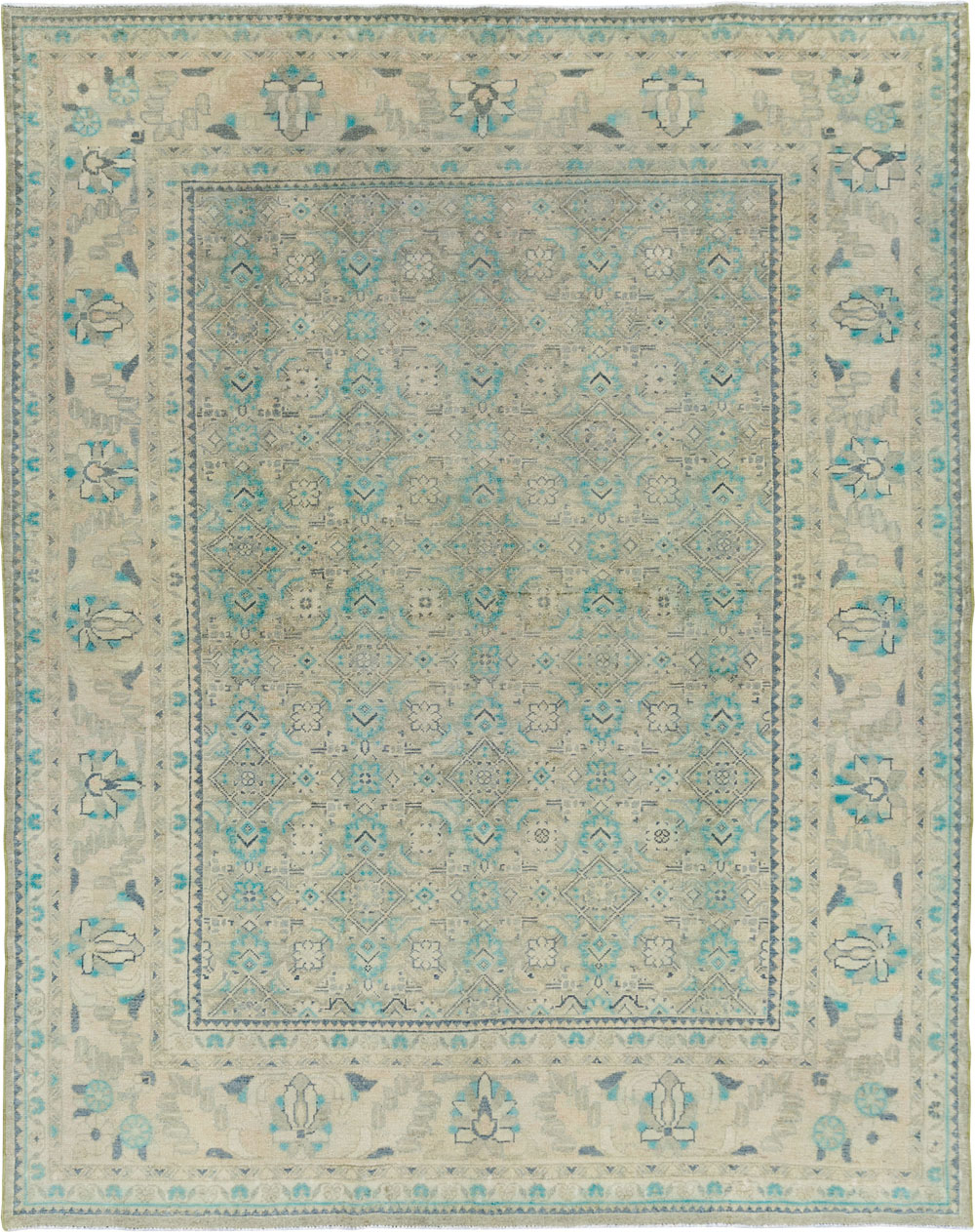 Antique Persian Malayer Accent Carpet, No.33707 - Gsblank