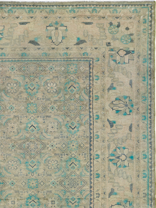 Antique Persian Malayer Accent Carpet, No.33707 - Gsblank