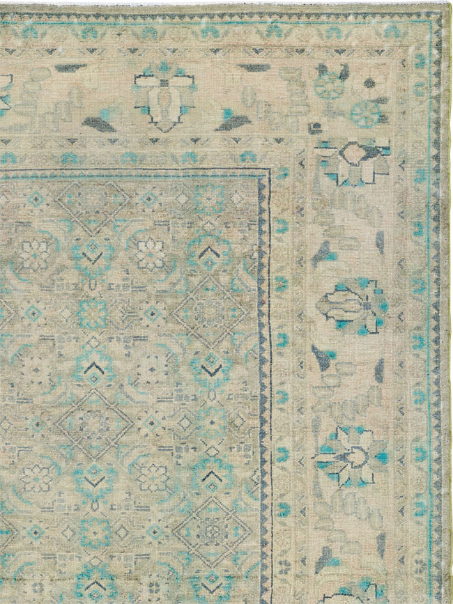 Antique Persian Malayer Accent Carpet, No.33707 - Gsblank