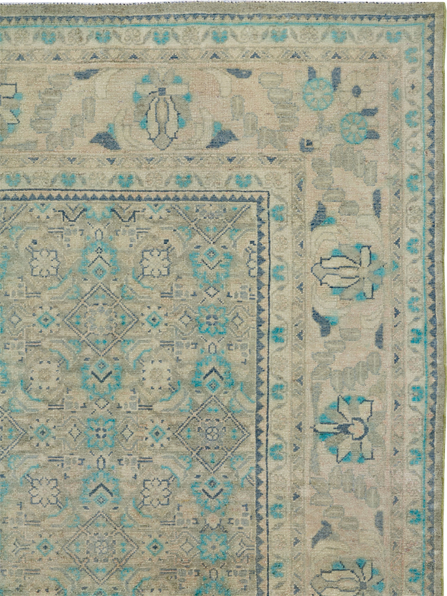 Antique Persian Malayer Accent Carpet, No.33707 - Gsblank
