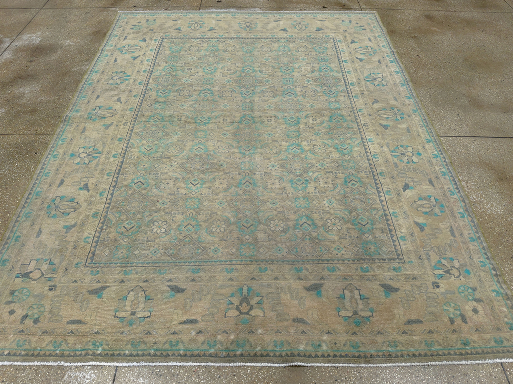 Antique Persian Malayer Accent Carpet, No.33707 - Gsblank