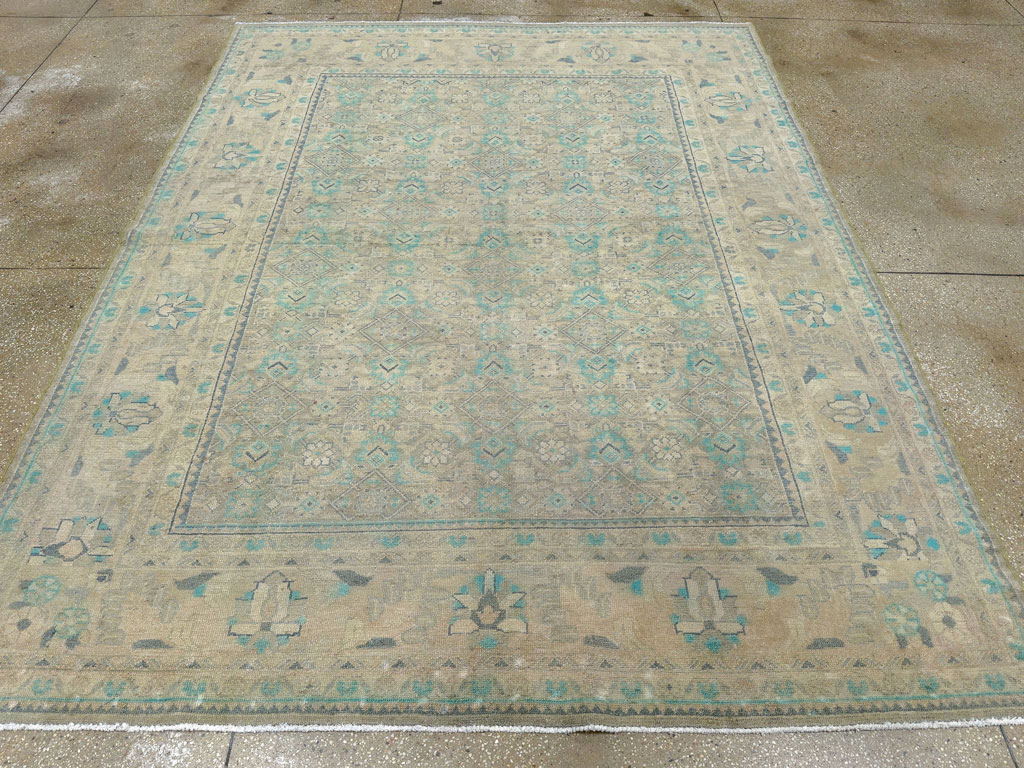 Antique Persian Malayer Accent Carpet, No.33707 - Gsblank
