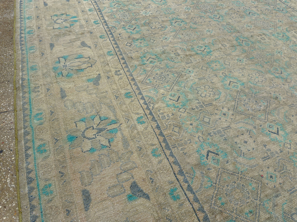 Antique Persian Malayer Accent Carpet, No.33707 - Gsblank