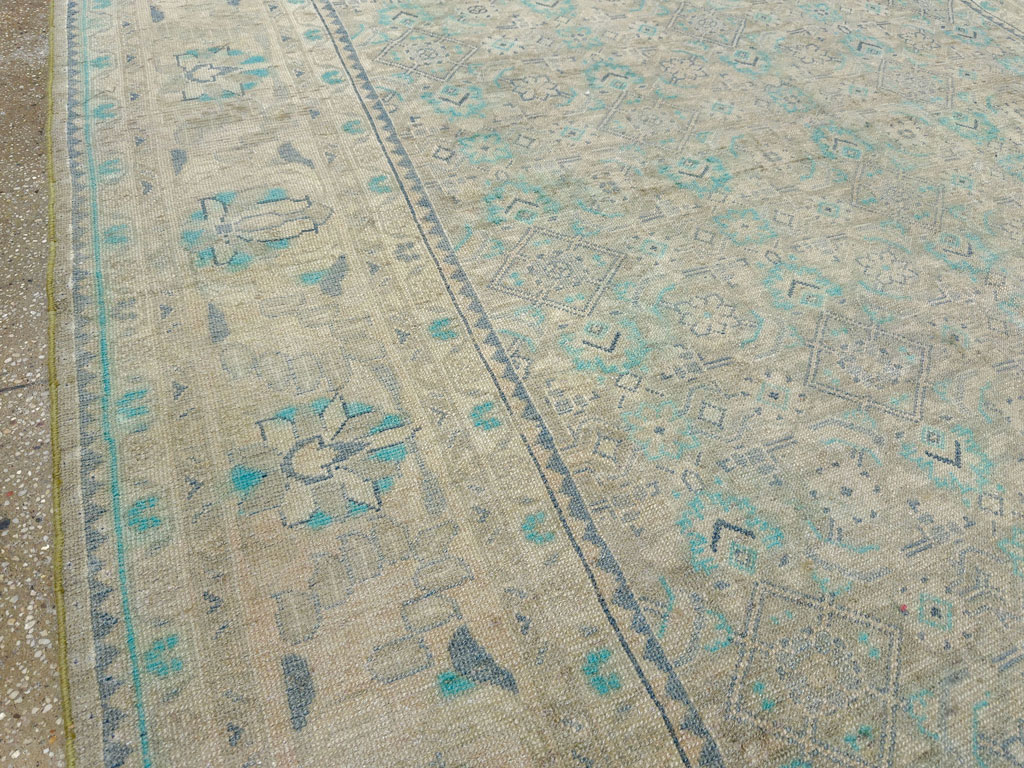 Antique Persian Malayer Accent Carpet, No.33707 - Gsblank