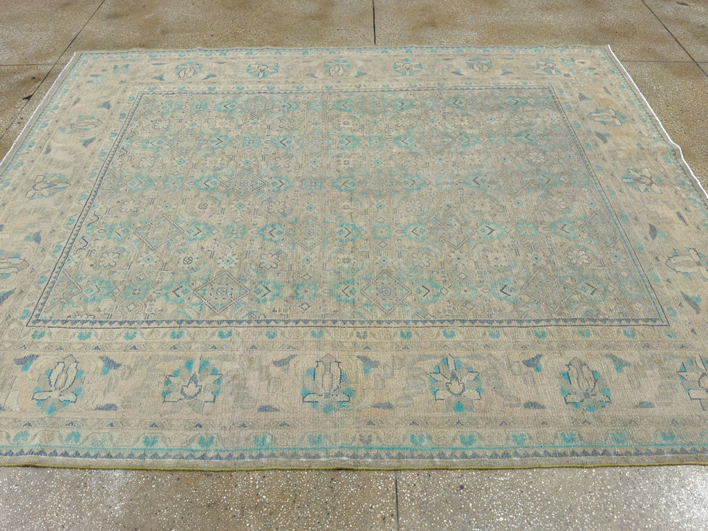 Antique Persian Malayer Accent Carpet, No.33707 - Gsblank