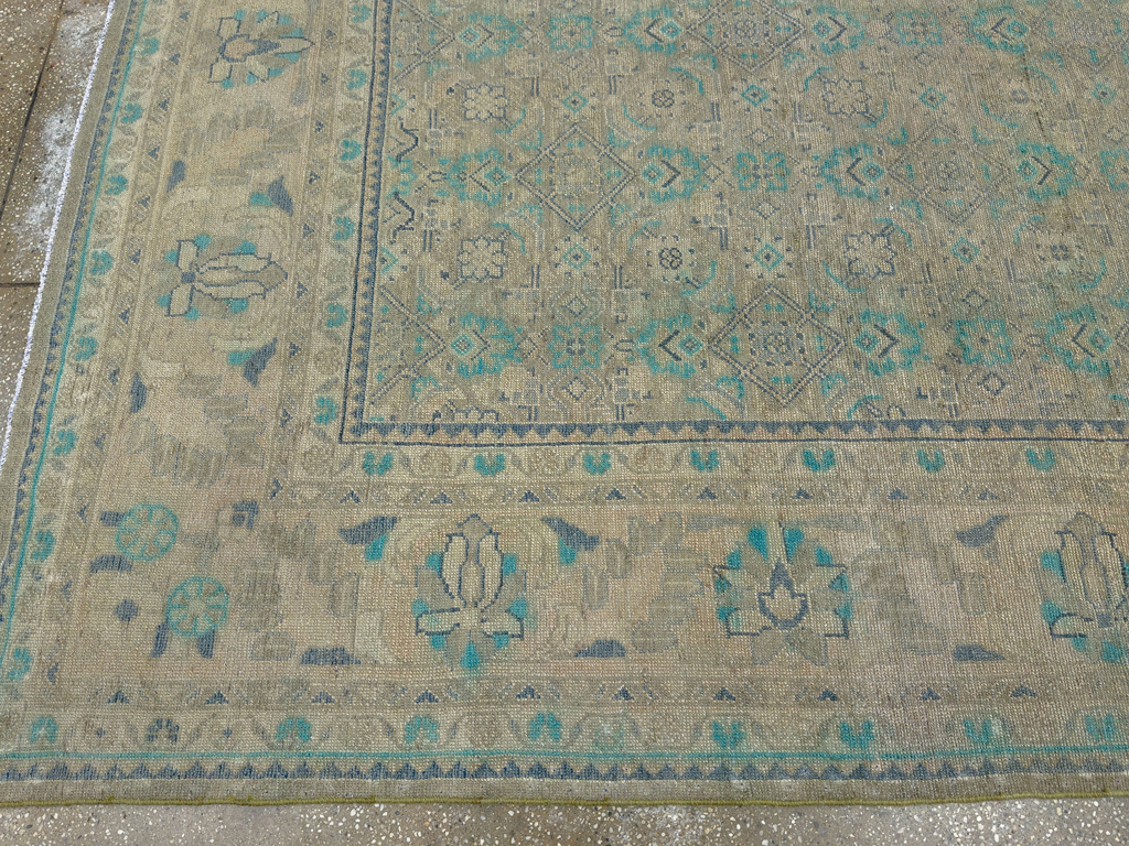 Antique Persian Malayer Accent Carpet, No.33707 - Gsblank