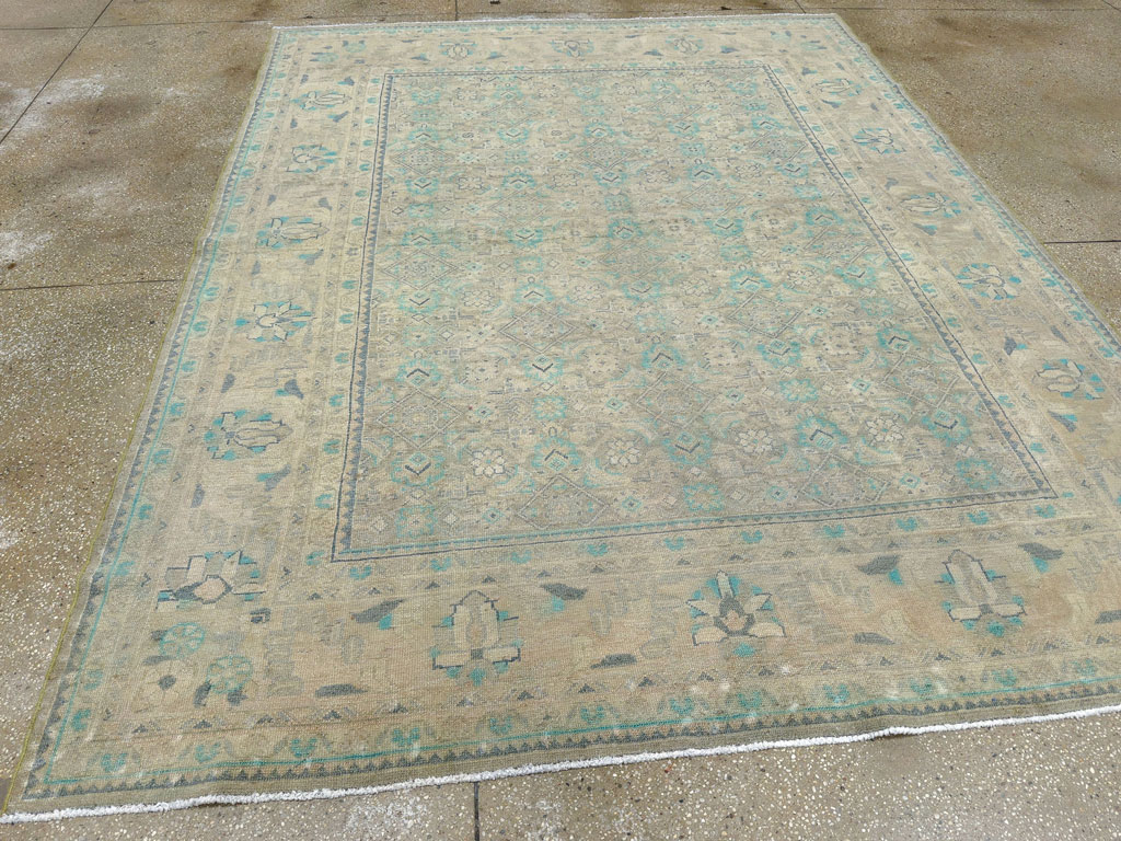Antique Persian Malayer Accent Carpet, No.33707 - Gsblank