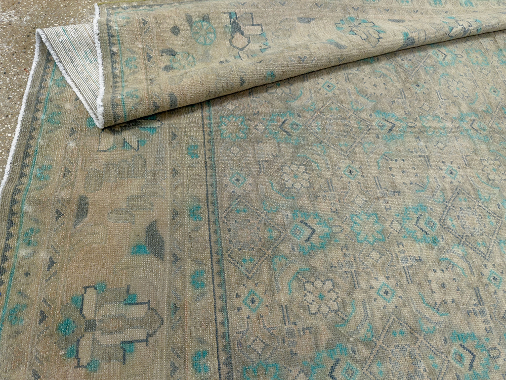 Antique Persian Malayer Accent Carpet, No.33707 - Gsblank