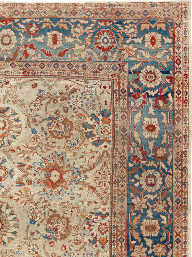 Antique Persian Sultanabad Room Size Carpet, No.33715 - Gsblank
