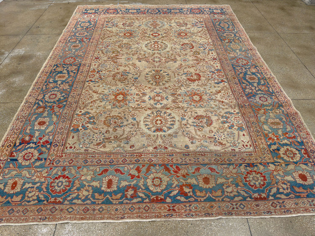 Antique Persian Sultanabad Room Size Carpet, No.33715 - Gsblank