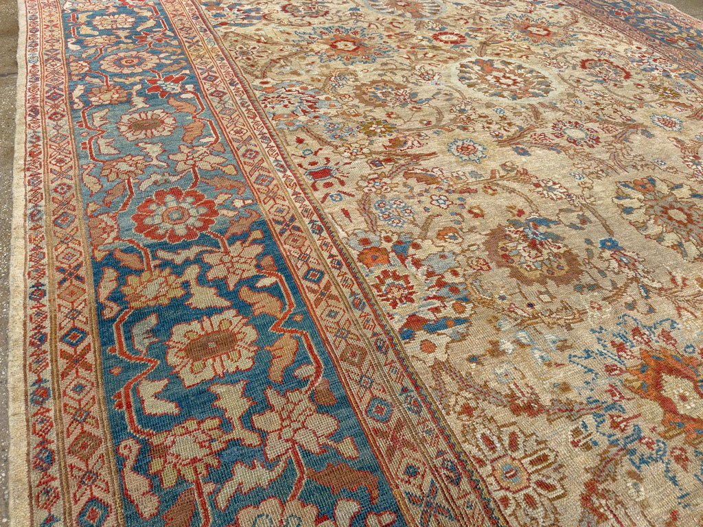 Antique Persian Sultanabad Room Size Carpet, No.33715 - Gsblank