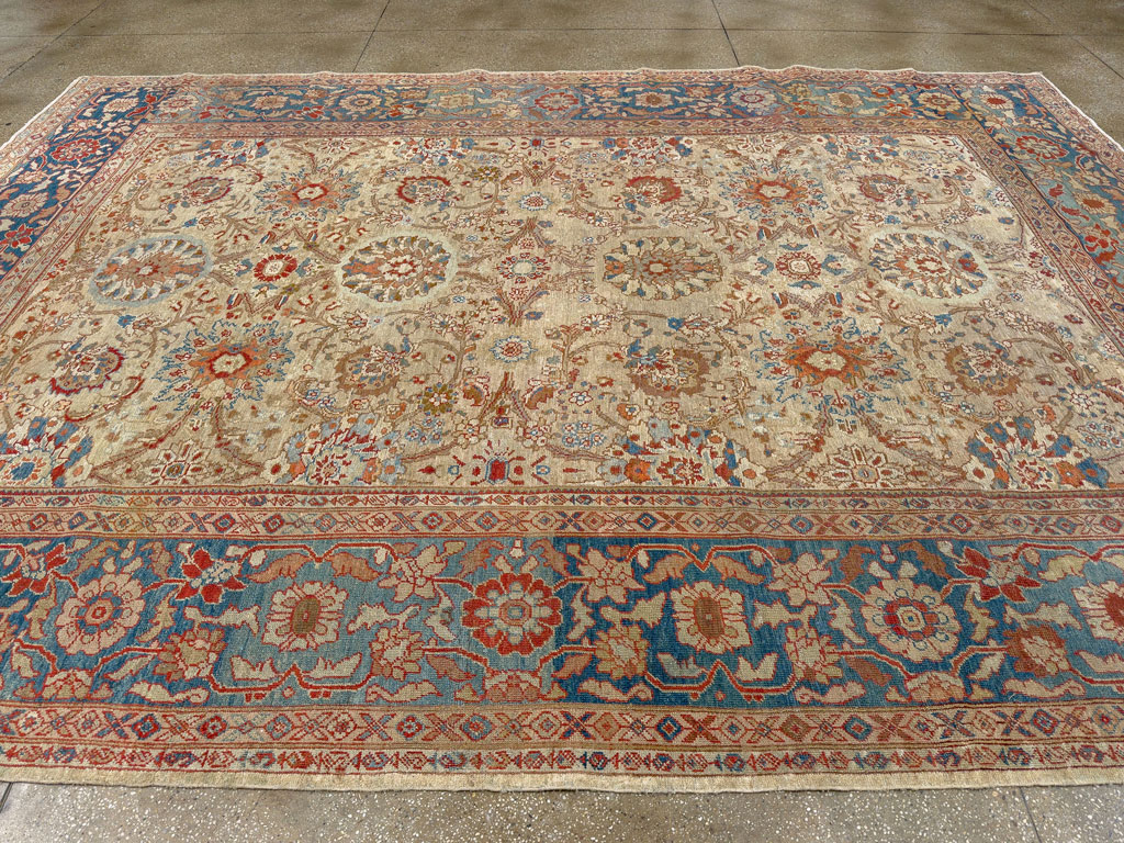 Antique Persian Sultanabad Room Size Carpet, No.33715 - Gsblank
