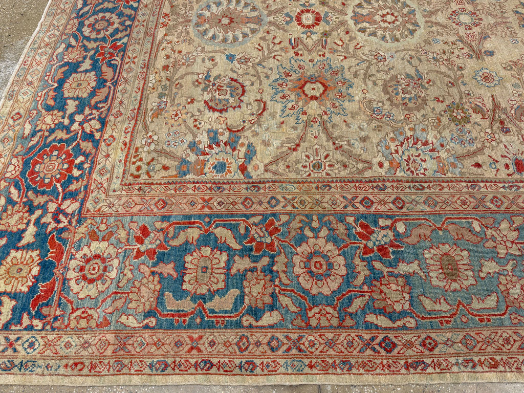 Antique Persian Sultanabad Room Size Carpet, No.33715 - Gsblank
