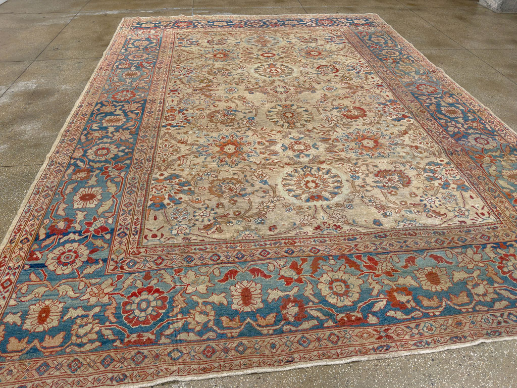 Antique Persian Sultanabad Room Size Carpet, No.33715 - Gsblank