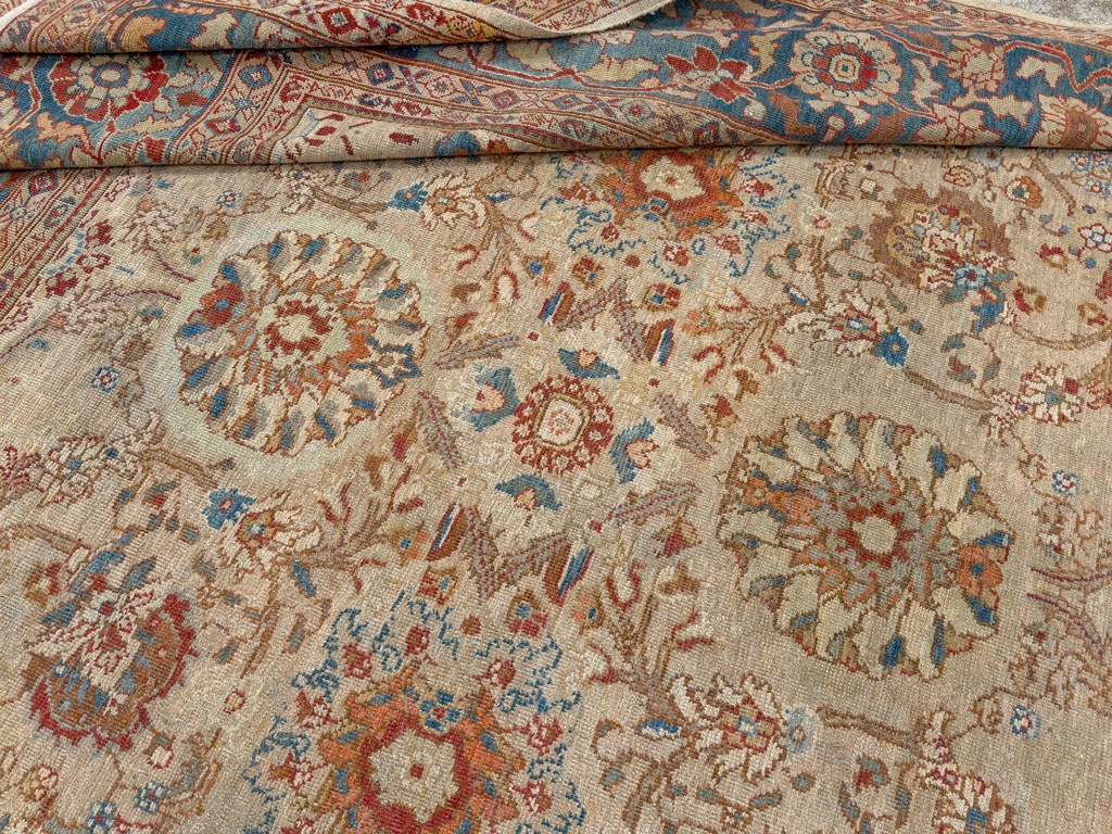 Antique Persian Sultanabad Room Size Carpet, No.33715 - Gsblank