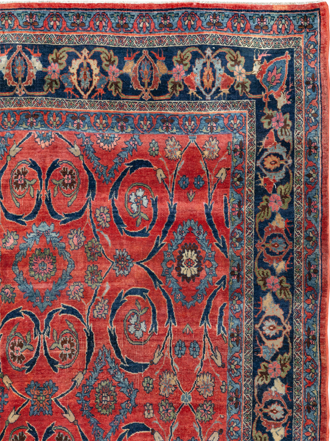 Antique Persian Bidjar Room Size Carpet, No.33716 - Gsblank