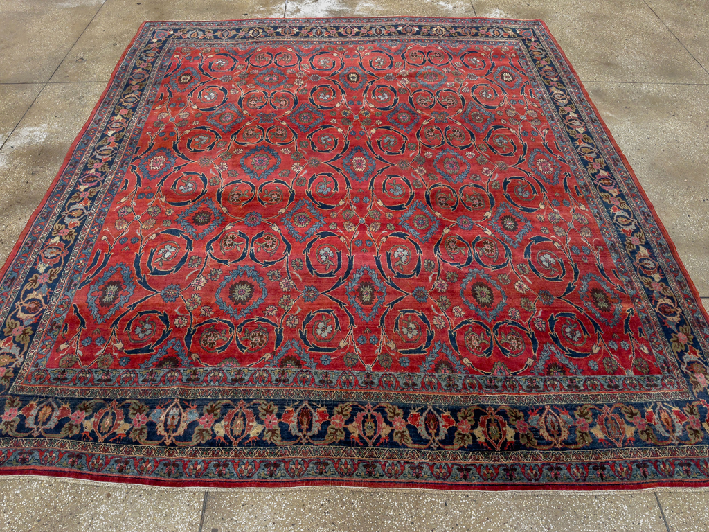 Antique Persian Bidjar Room Size Carpet, No.33716 - Gsblank