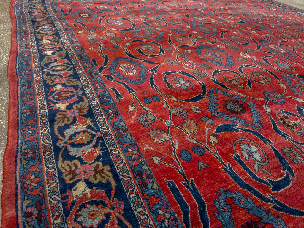 Antique Persian Bidjar Room Size Carpet, No.33716 - Gsblank