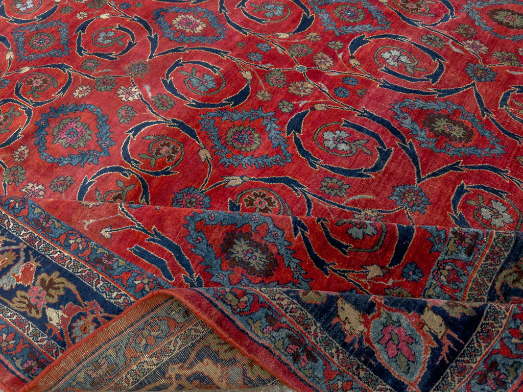 Antique Persian Bidjar Room Size Carpet, No.33716 - Gsblank