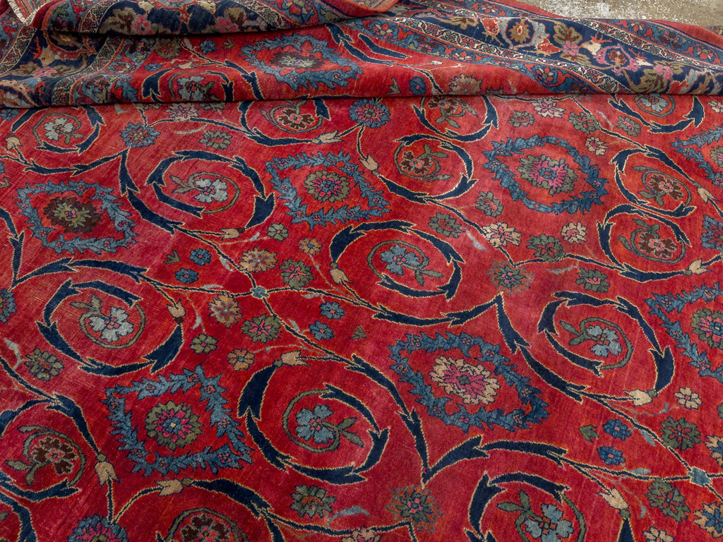 Antique Persian Bidjar Room Size Carpet, No.33716 - Gsblank