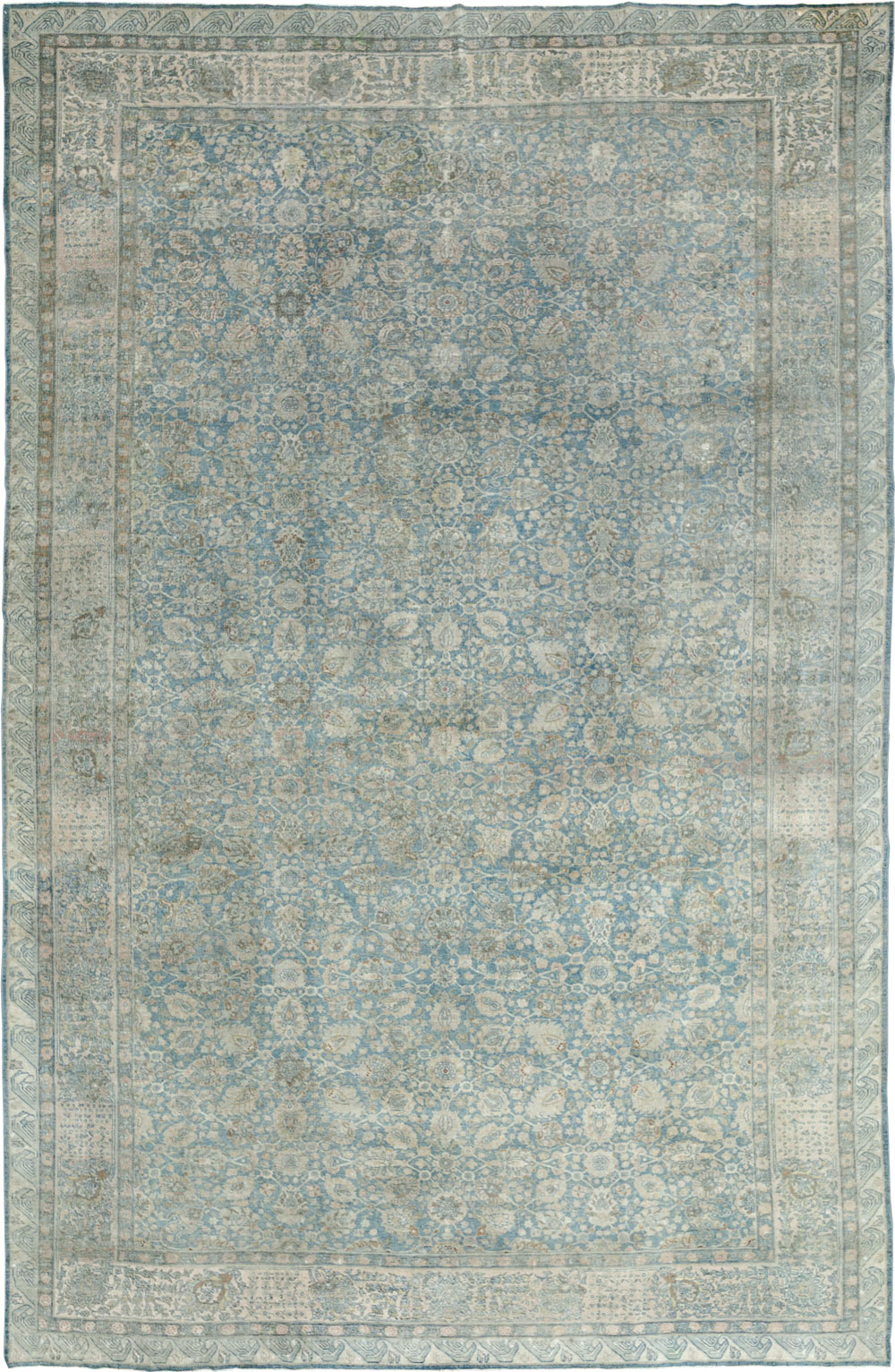 Antique Persian Tabriz Large Carpet, No.33717 - Gsblank