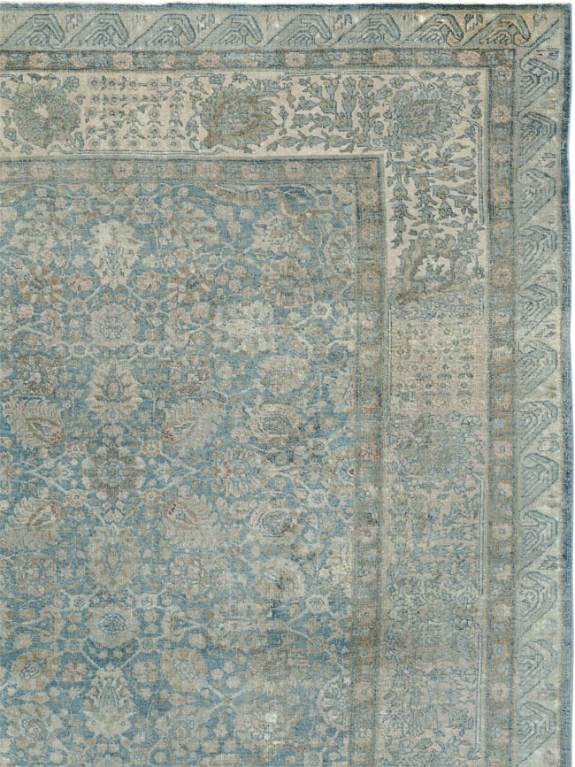 Antique Persian Tabriz Large Carpet, No.33717 - Gsblank