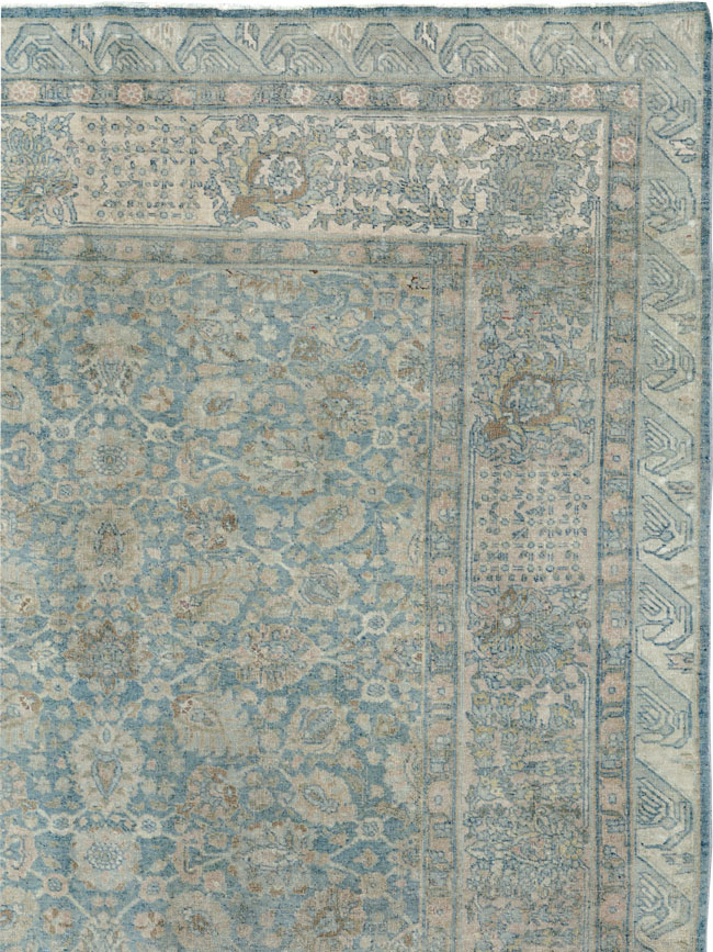 Antique Persian Tabriz Large Carpet, No.33717 - Gsblank
