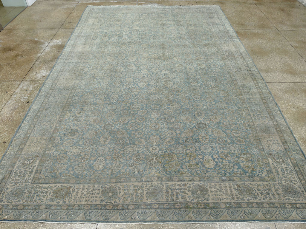 Antique Persian Tabriz Large Carpet, No.33717 - Gsblank