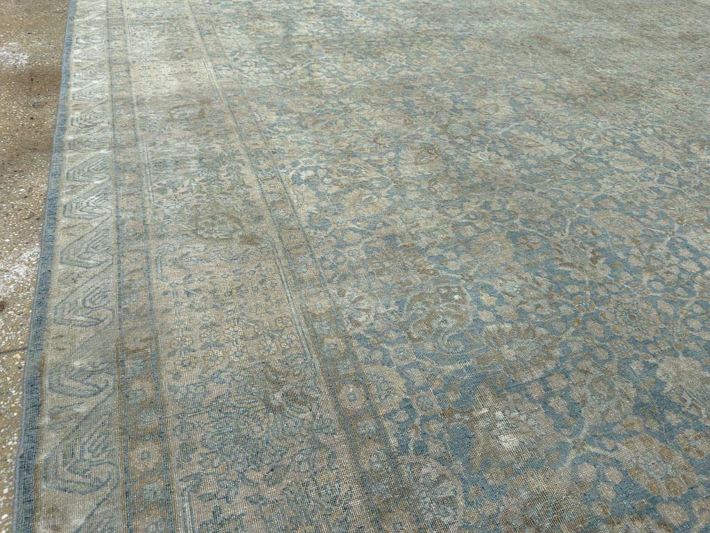 Antique Persian Tabriz Large Carpet, No.33717 - Gsblank