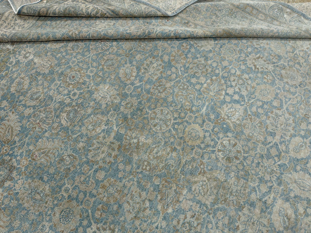 Antique Persian Tabriz Large Carpet, No.33717 - Gsblank
