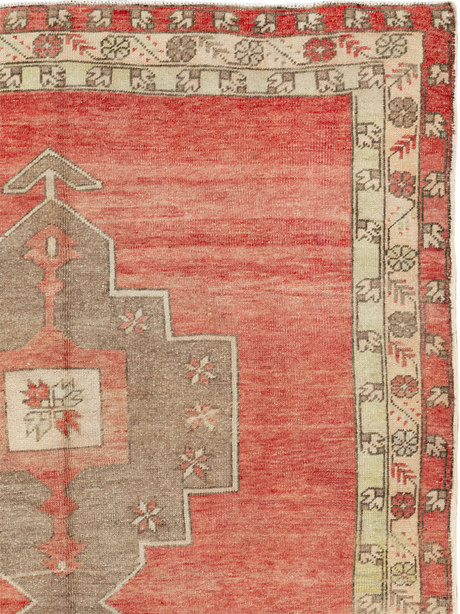 Vintage Turkish Anatolian Wide Gallery Runner, No.33730 - Gsblank