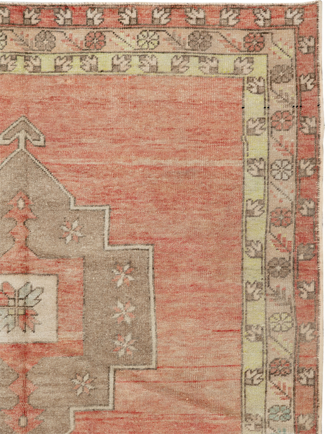 Vintage Turkish Anatolian Wide Gallery Runner, No.33730 - Gsblank