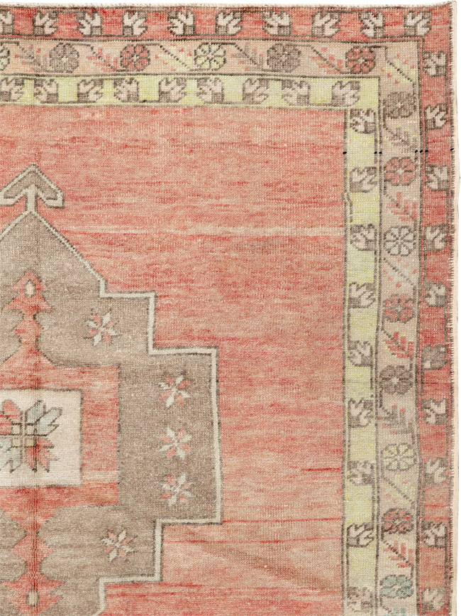 Vintage Turkish Anatolian Wide Gallery Runner, No.33730 - Gsblank