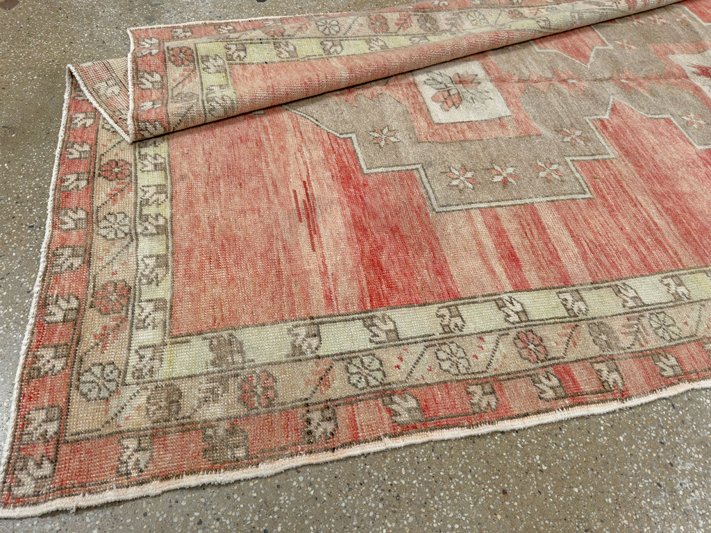 Vintage Turkish Anatolian Wide Gallery Runner, No.33730 - Gsblank