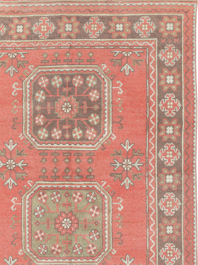Vintage Turkish Anatolian Wide Gallery Runner, No.33735 - Gsblank