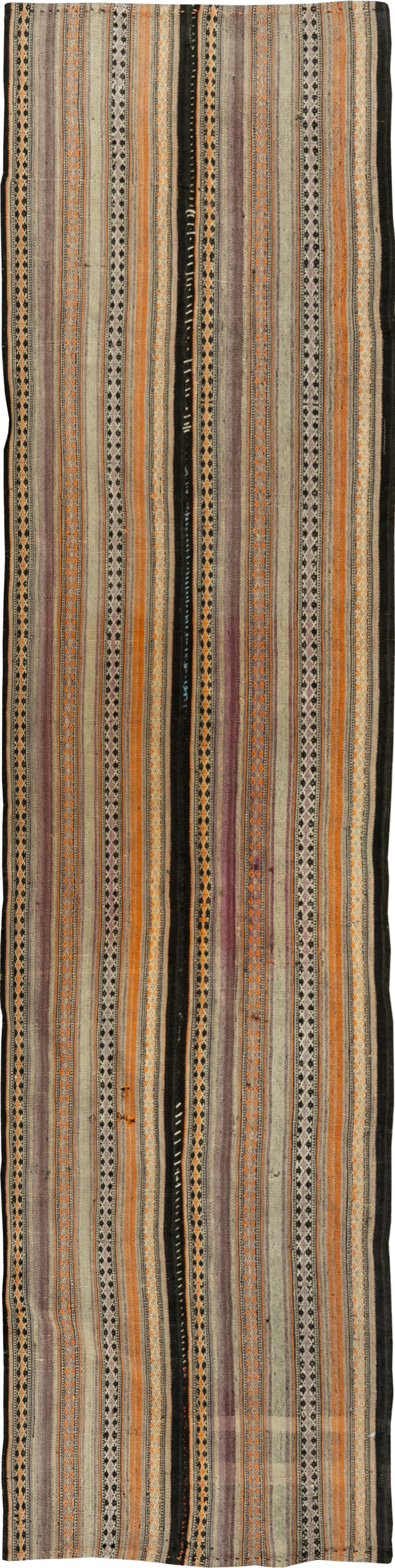 Vintage Persian Textile Small Runner, No.33741 - Gsblank