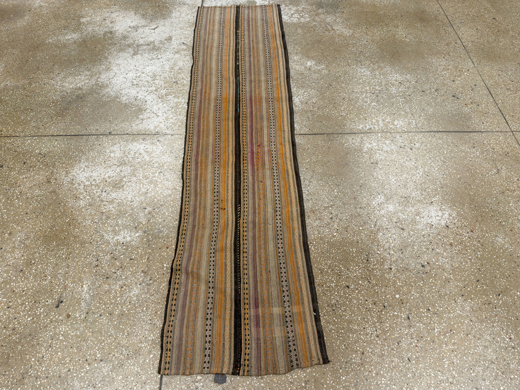 Vintage Persian Textile Small Runner, No.33741 - Gsblank