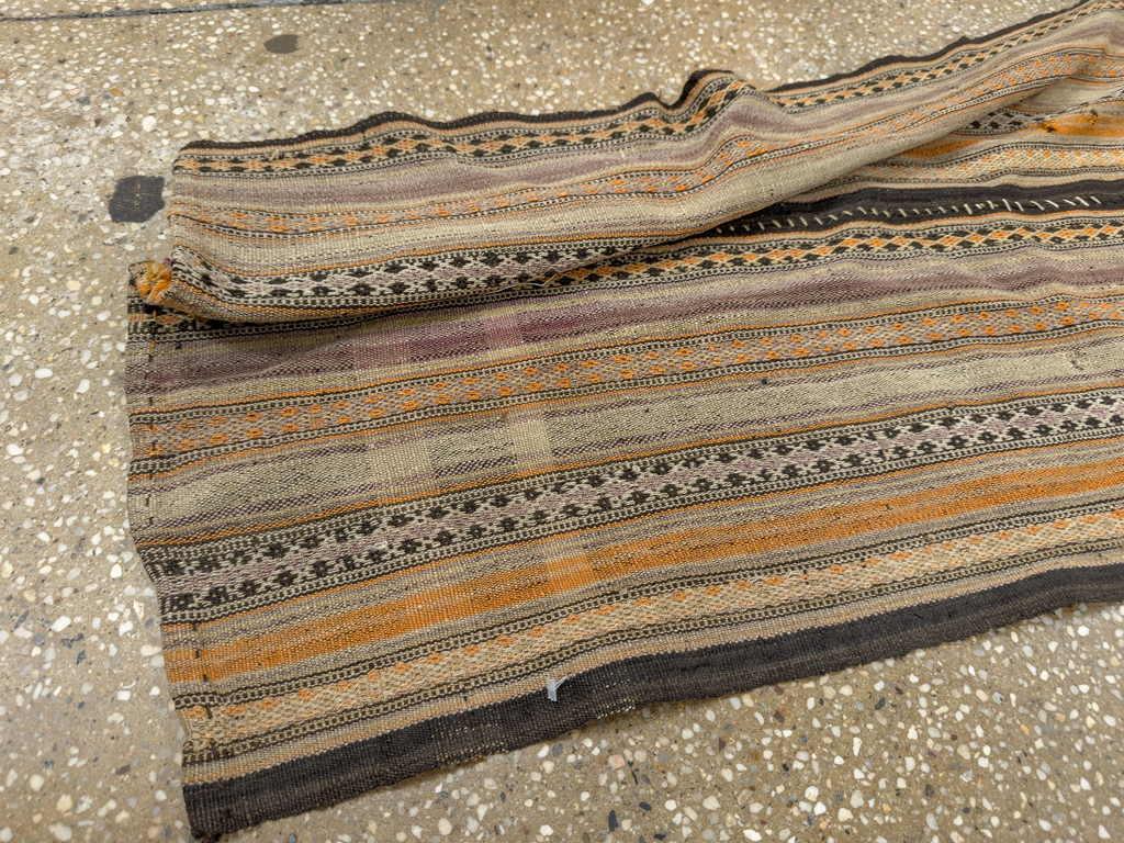 Vintage Persian Textile Small Runner, No.33741 - Gsblank