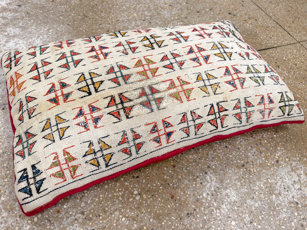 Vintage Persian Kurdish Pillow (Pair: 2 of 2), No.33744 - Gsblank