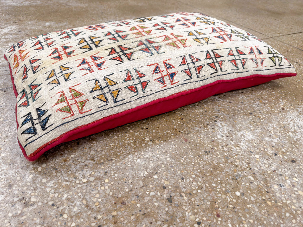 Vintage Persian Kurdish Pillow (Pair: 2 of 2), No.33744 - Gsblank